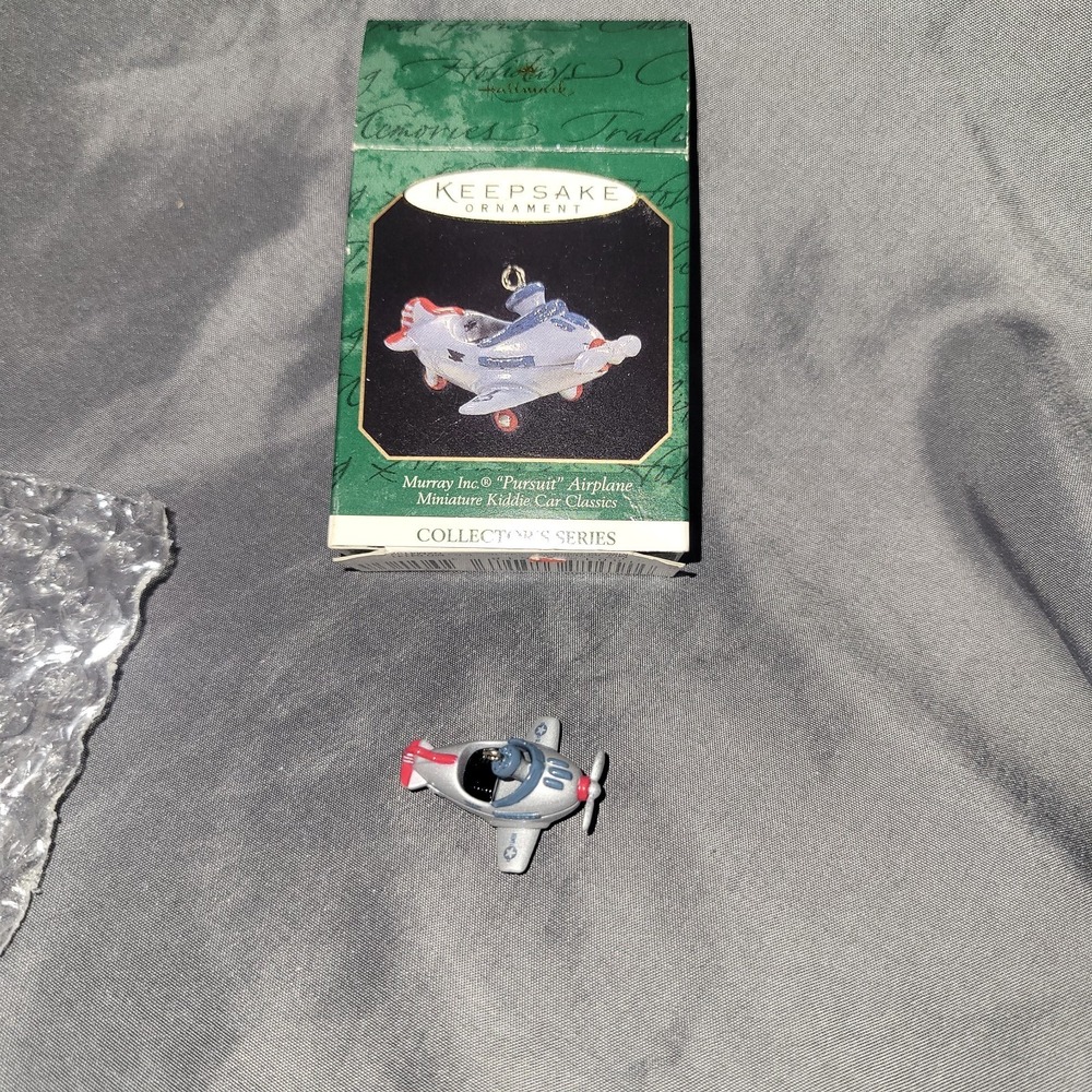 Hallmark Keepsake Miniature Christmas Ornament - Murray Inc. "Pursuit" Airplane
